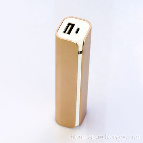 2,600mAh Aluminum Mobile Power Bank with Overcharge and Over-discharge ProtectionsNew